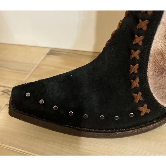 Old Gringo Mabell 6” Embroidered Sued Boot Women’s Sz 6.5 Native American Chief - Picture 10 of 15